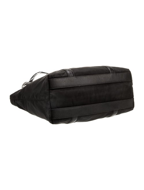 Prada Saffiano-Trimmed Tessuto Tote