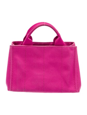Prada Small Canapa Logo Tote