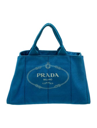 Prada Large Canapa Logo Tote