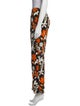 Prada Floral Print Wide Leg Pants