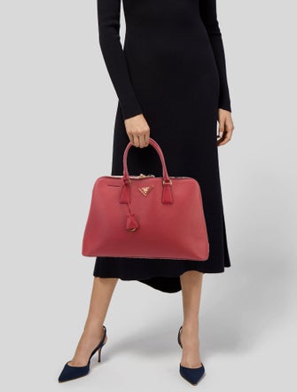 Prada Large Saffiano Lux Promenade Tote