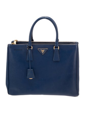 Prada Large Saffiano Lux Galleria Double Zip Tote
