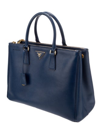 Prada Large Saffiano Lux Galleria Double Zip Tote