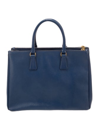 Prada Large Saffiano Lux Galleria Double Zip Tote