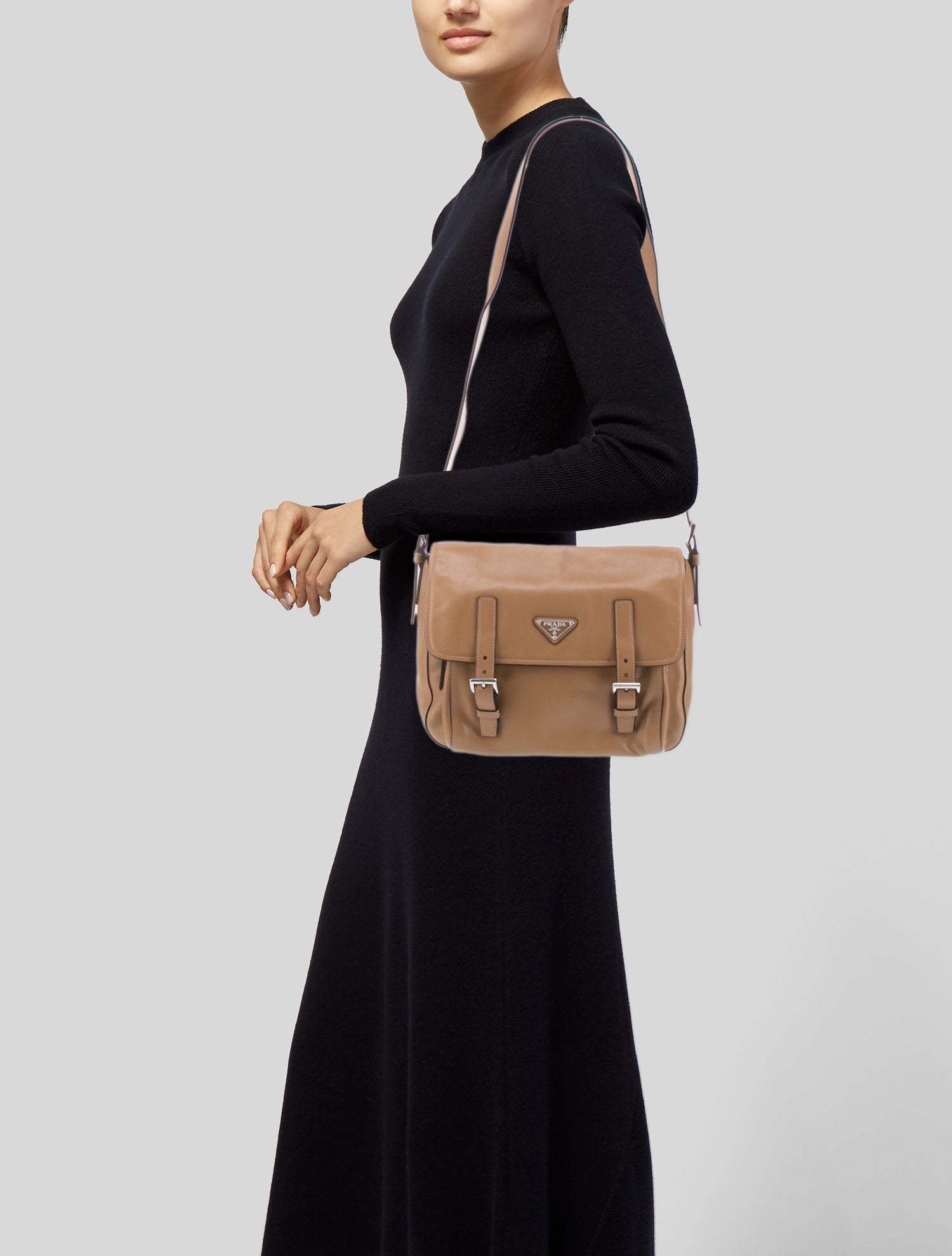 Prada Soft Calf Messenger Bag