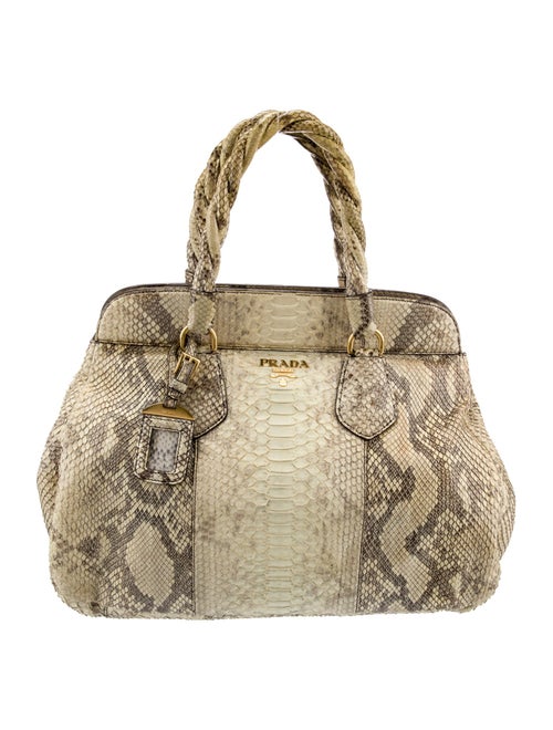 Prada Python Tote