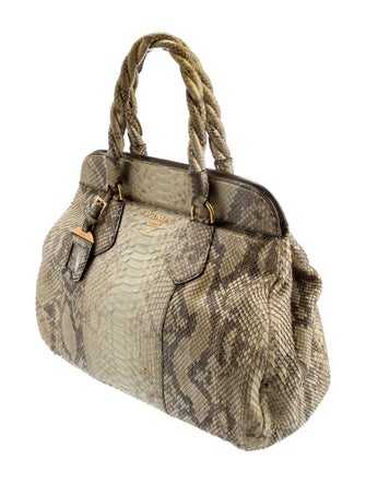 Prada Python Tote