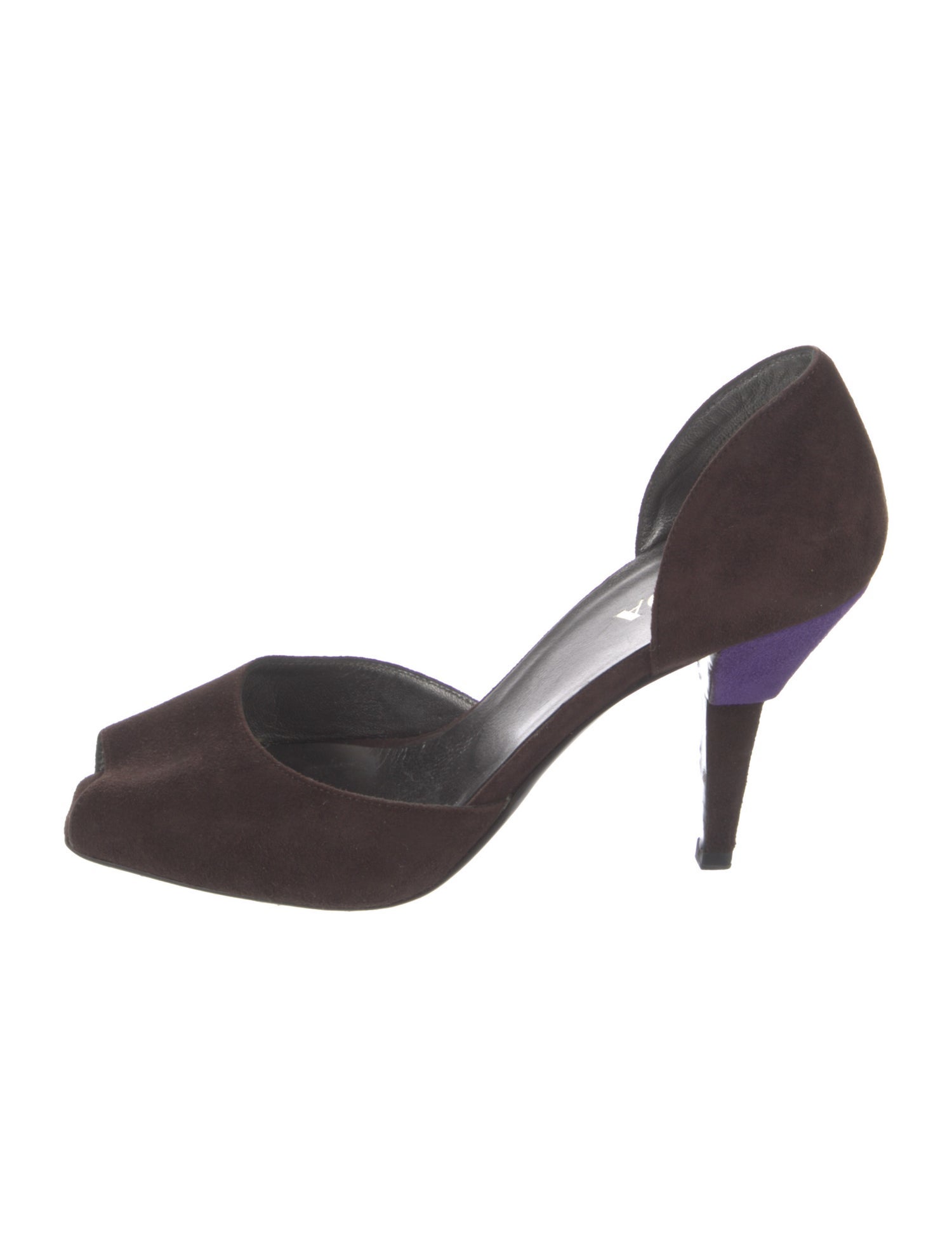 Prada Suede D'Orsay Pumps