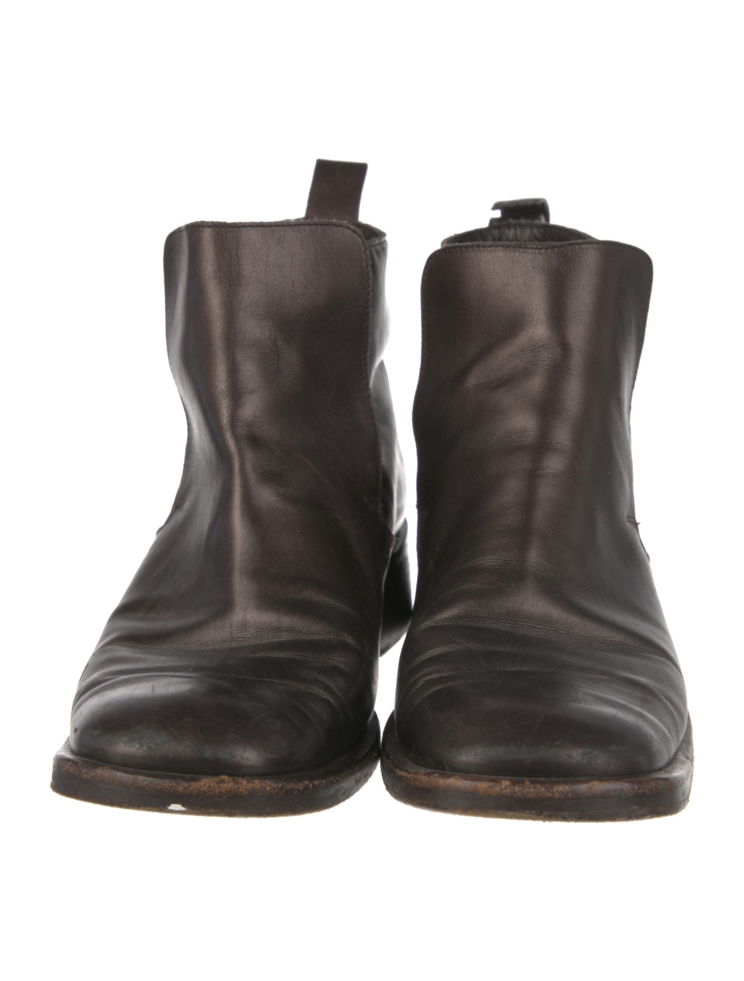 Prada Leather Chelsea Boots