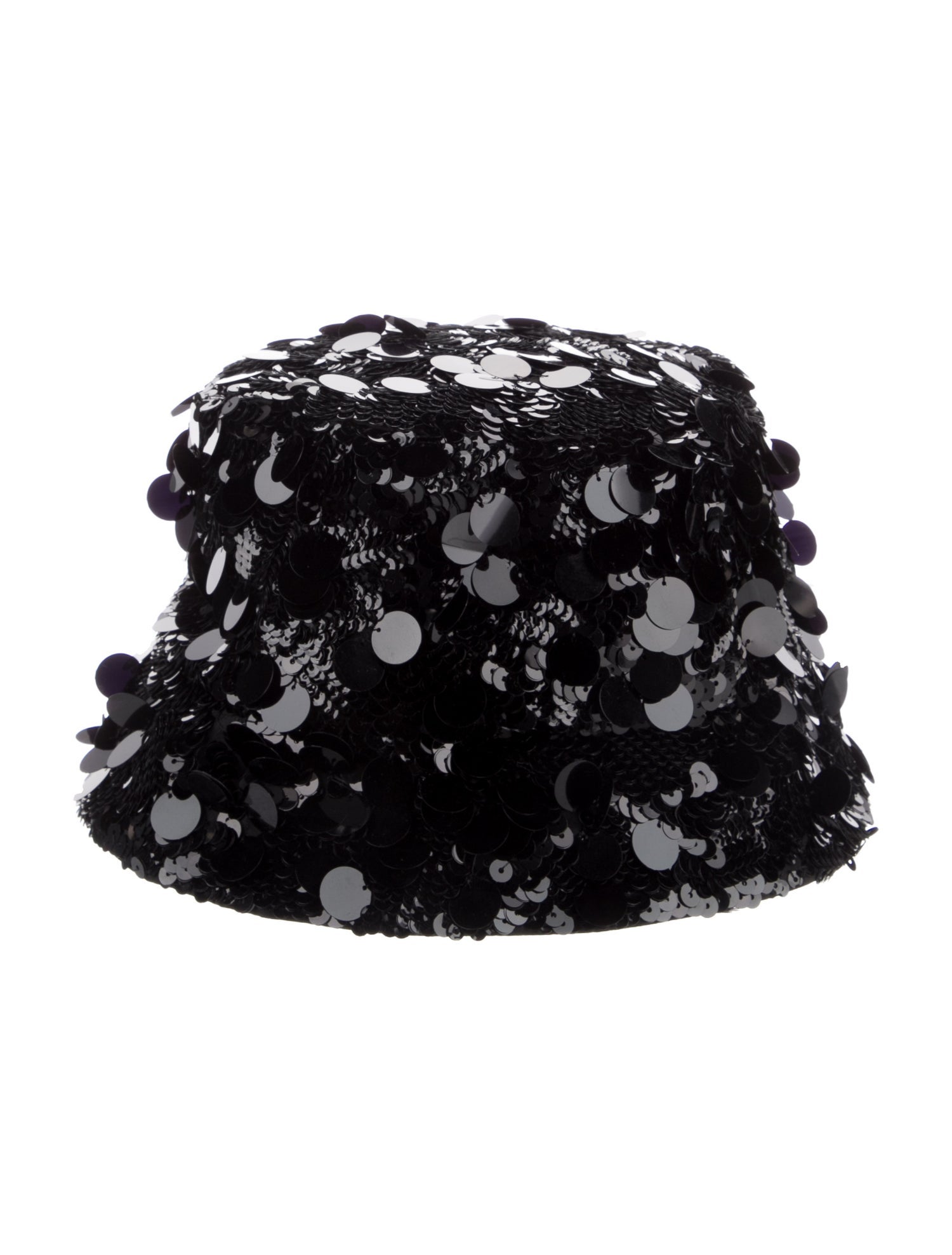 ハット Prada Black sequins bucket hat Sequin bucket hat in black - Prada | Mytheresa