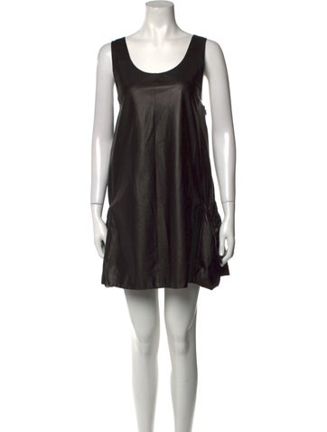 Prada Dresses Lambskin Mini Dress Us2, It38 | XS