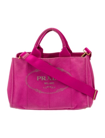 Prada Canapa Logo Tote
