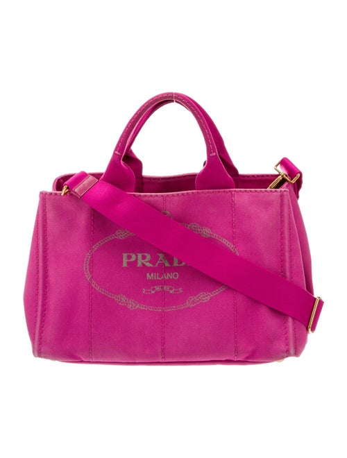 Prada Canapa Logo Tote