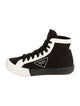 Prada Canvas Wedge Sneakers