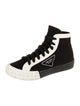 Prada Canvas Wedge Sneakers