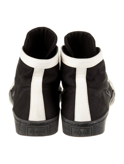 Prada Canvas Wedge Sneakers