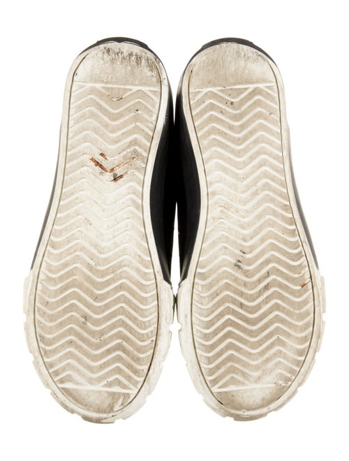 Prada Canvas Wedge Sneakers