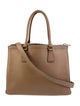 Prada Large Soft Calf Galleria Double Zip Tote