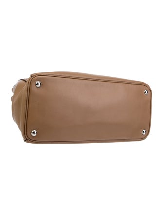 Prada Large Soft Calf Galleria Double Zip Tote