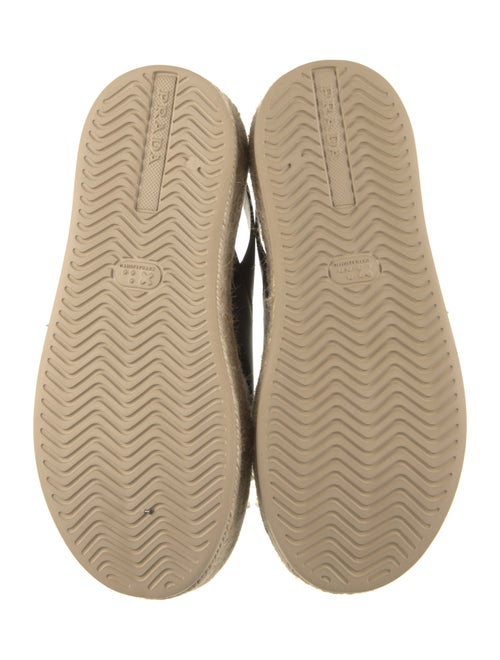 Prada Leather Espadrilles