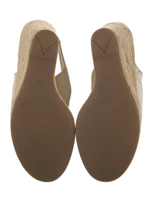 Prada Canvas Braided Accents Slingback Pumps