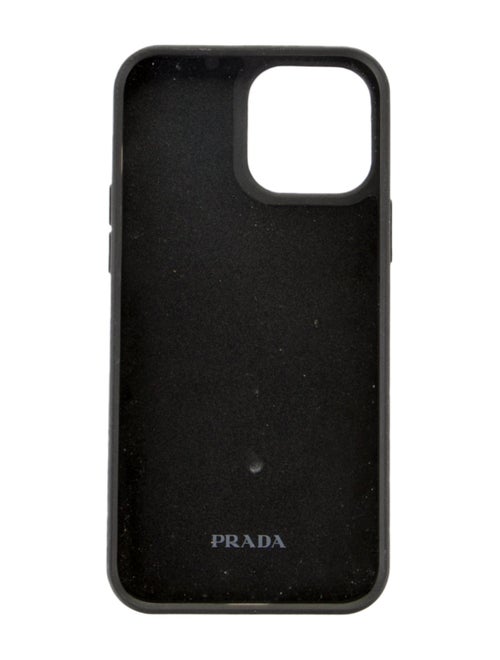 Prada Saffiano Triangle 14 Pro Max iPhone Case