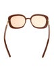 Prada Square Tinted Sunglasses