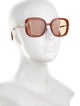 Prada Square Tinted Sunglasses