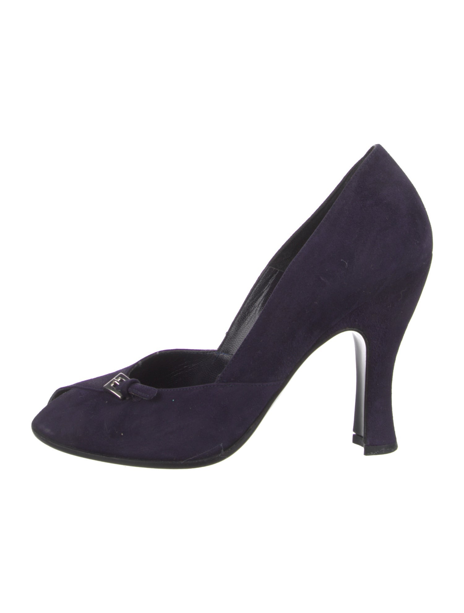 Prada Suede D'Orsay Pumps