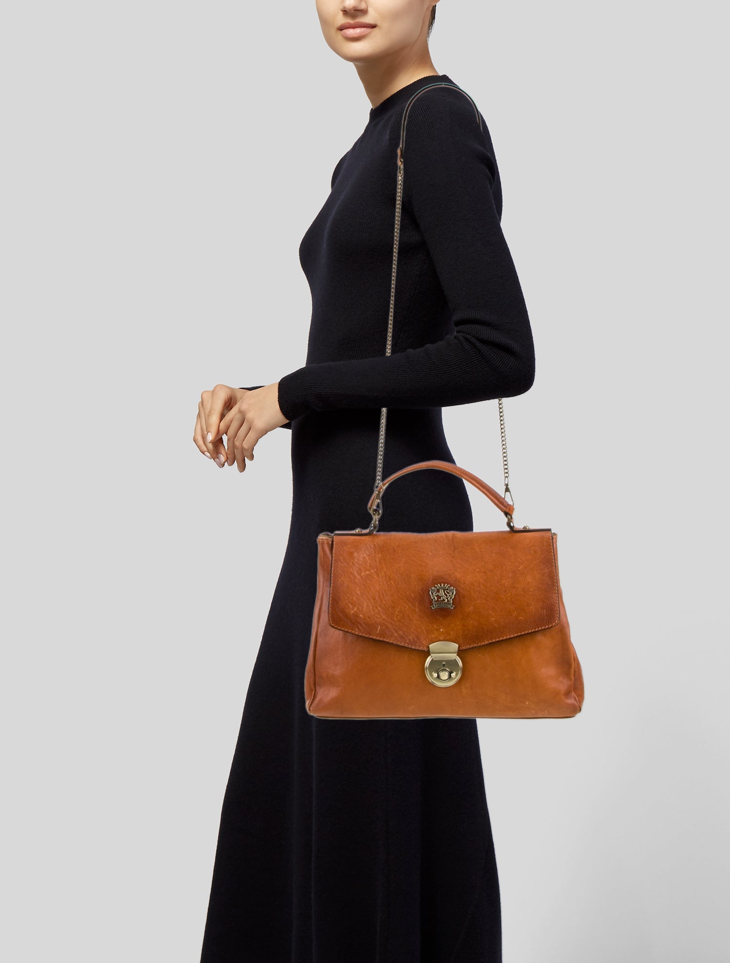 Pratesi Leather Shoulder Bag