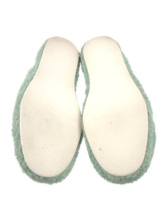 Pratesi Fur Embroidered Accent Mules