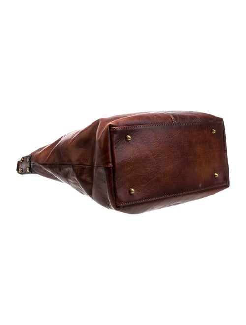 Pratesi Leather Top Handle Bag