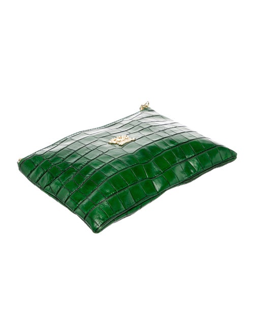 Pratesi Embossed Leather Shoulder Bag