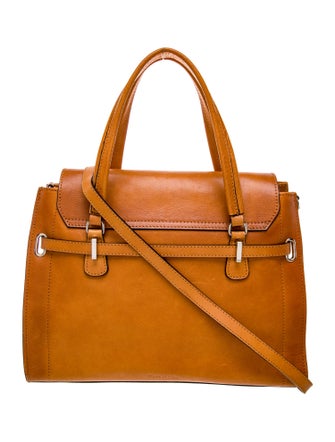 Pratesi Leather Top Handle Bag