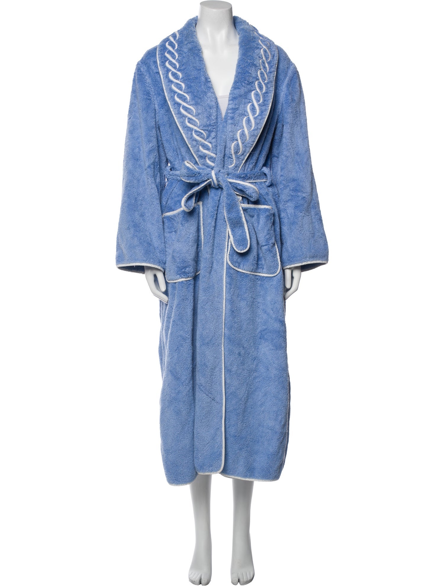 Pratesi Printed Embroidered Accent Robe