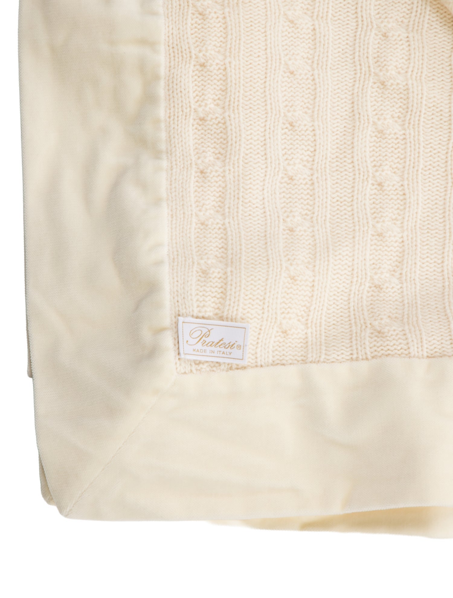 Pratesi Cable Knit Cashmere Throw