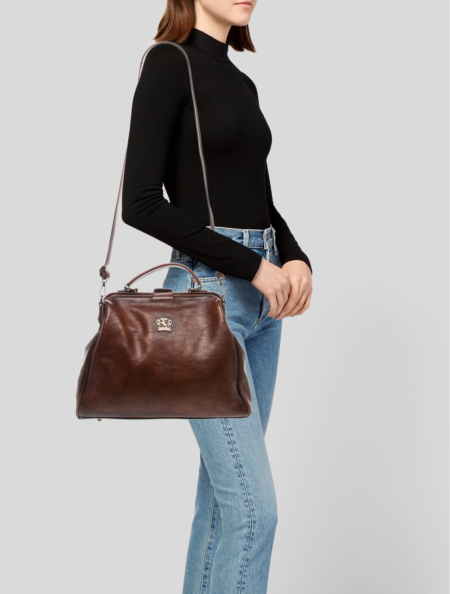 Chanel Medium Square Quilt LAX Bowler Bag - Neutrals Handle Bags
