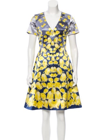Prabal Gurung Printed Knee-Length Dress w/ Tags