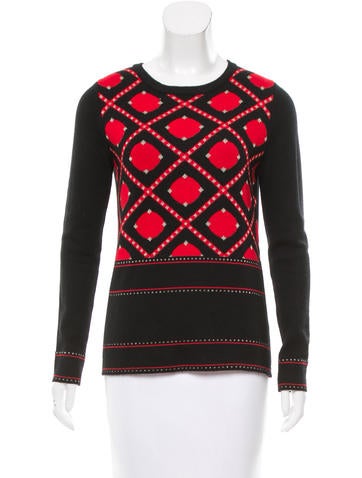 Prabal Gurung Wool Patterned Sweater w/ Tags