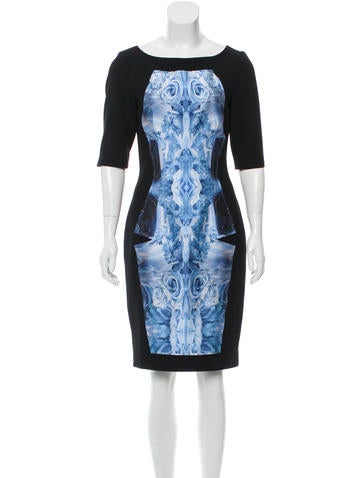 Prabal Gurung Wool Bodycon Dress