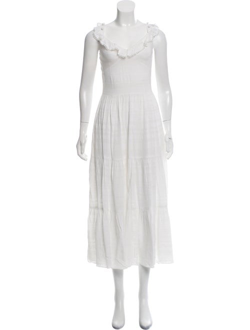 Prabal Gurung Sleeveless Maxi Dress White