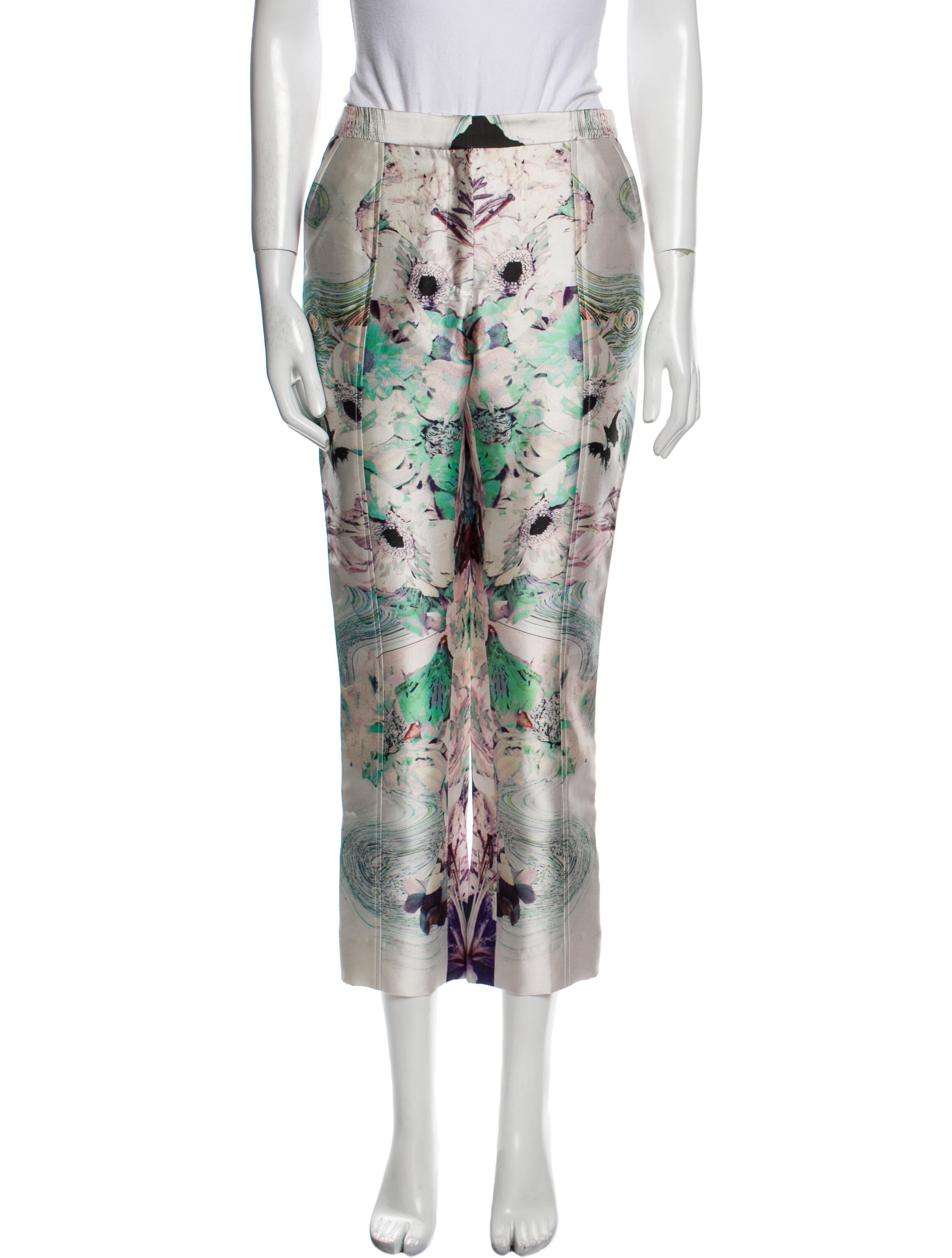 Prabal Gurung Wool Straight Leg Pants