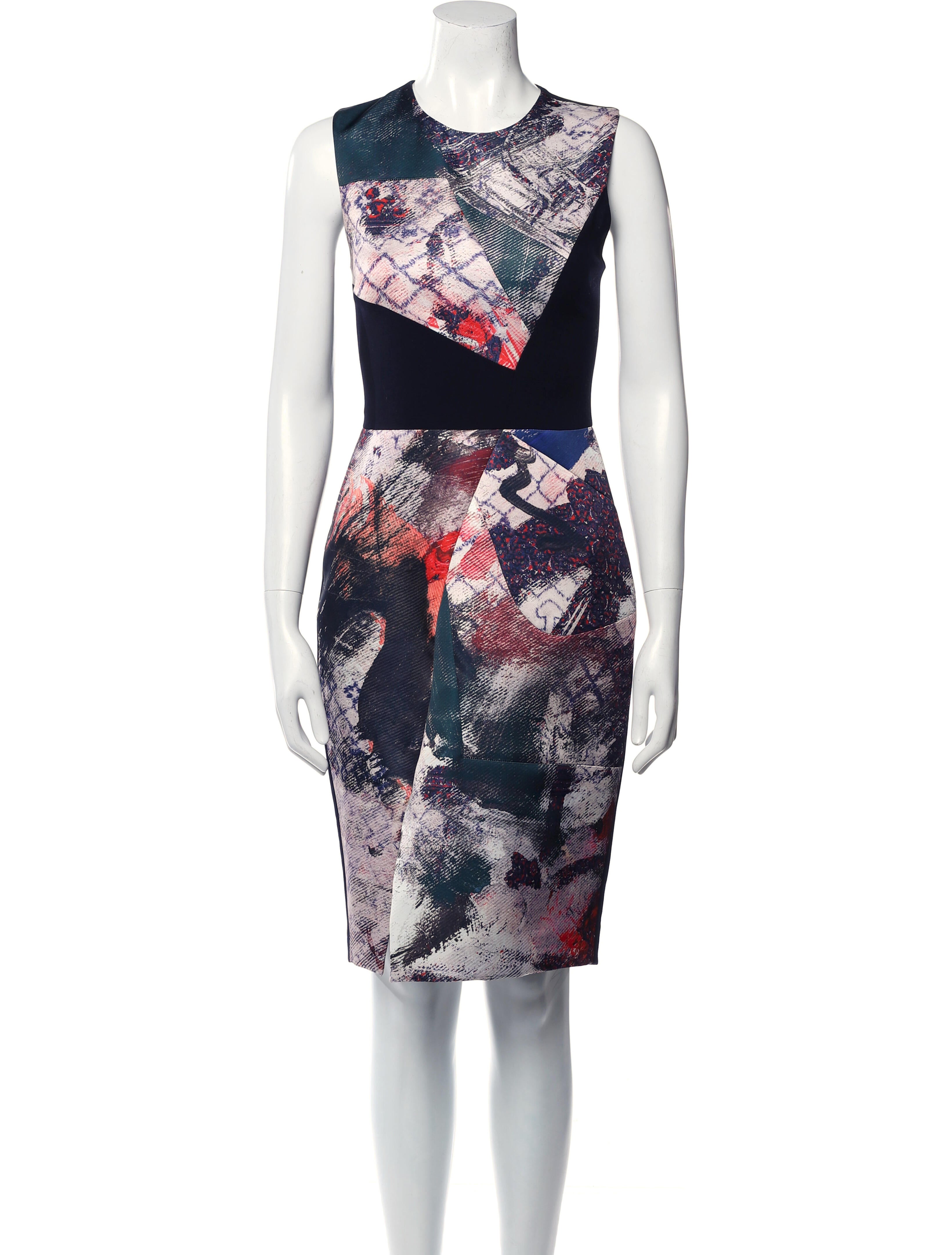 Prabal Gurung Printed Knee-Length Dress
