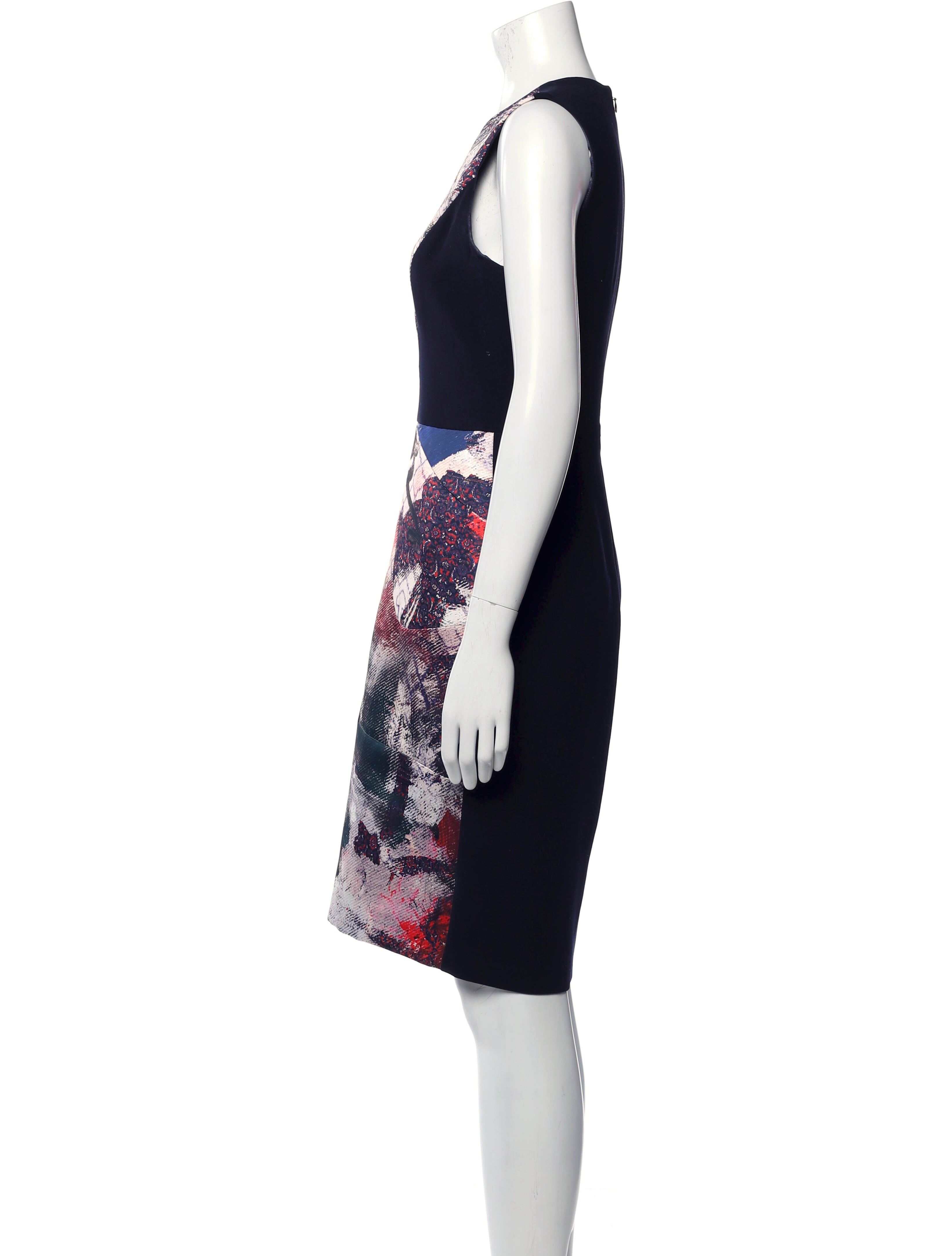 Prabal Gurung Printed Knee-Length Dress