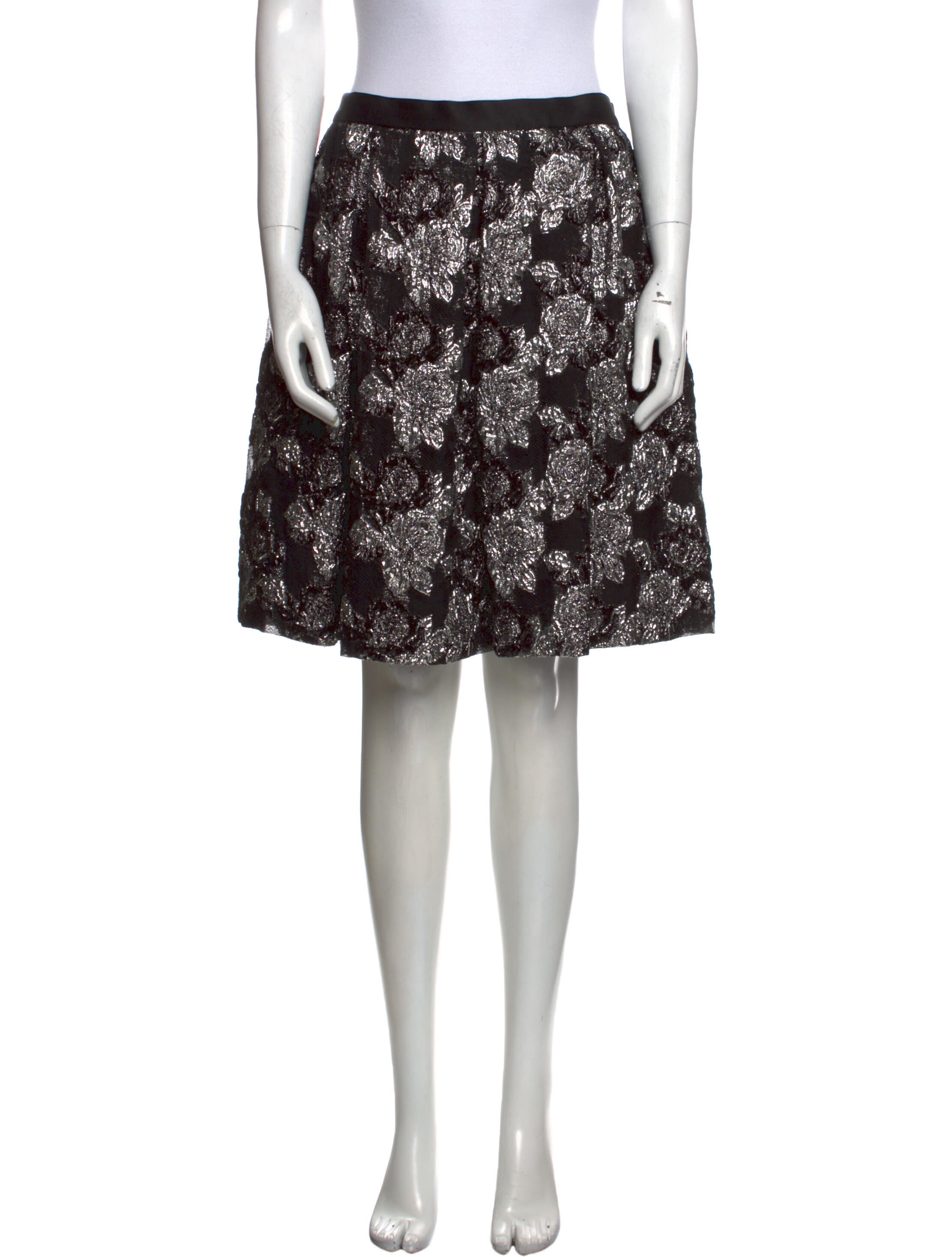 Prabal Gurung Printed Knee-Length Skirt