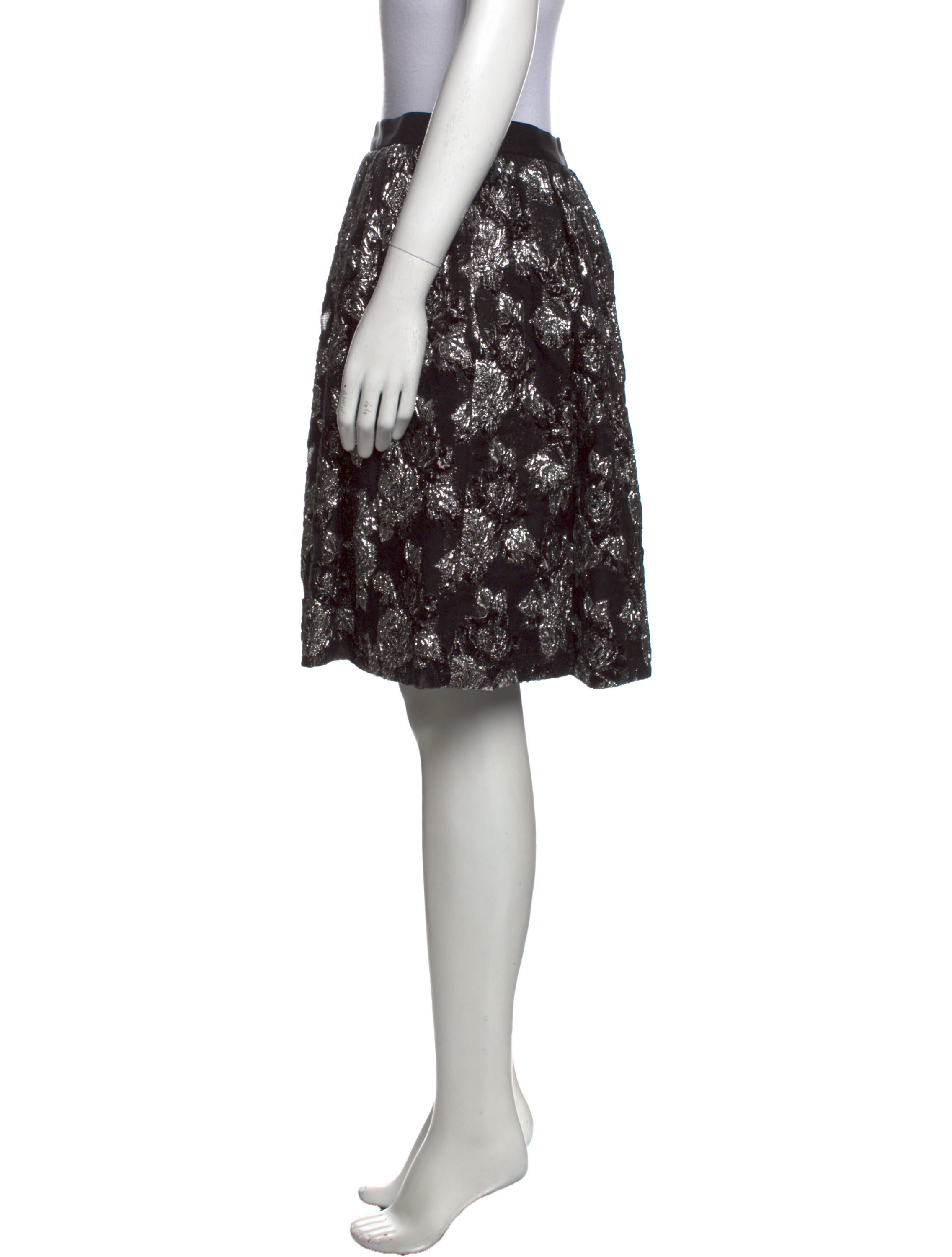 Prabal Gurung Printed Knee-Length Skirt