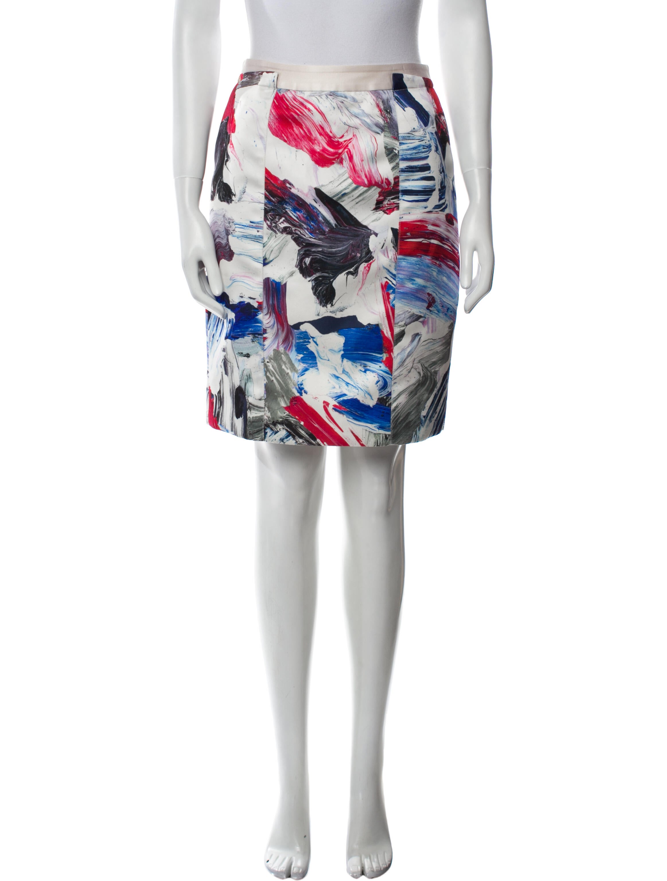 Prabal Gurung Printed Knee-Length Skirt