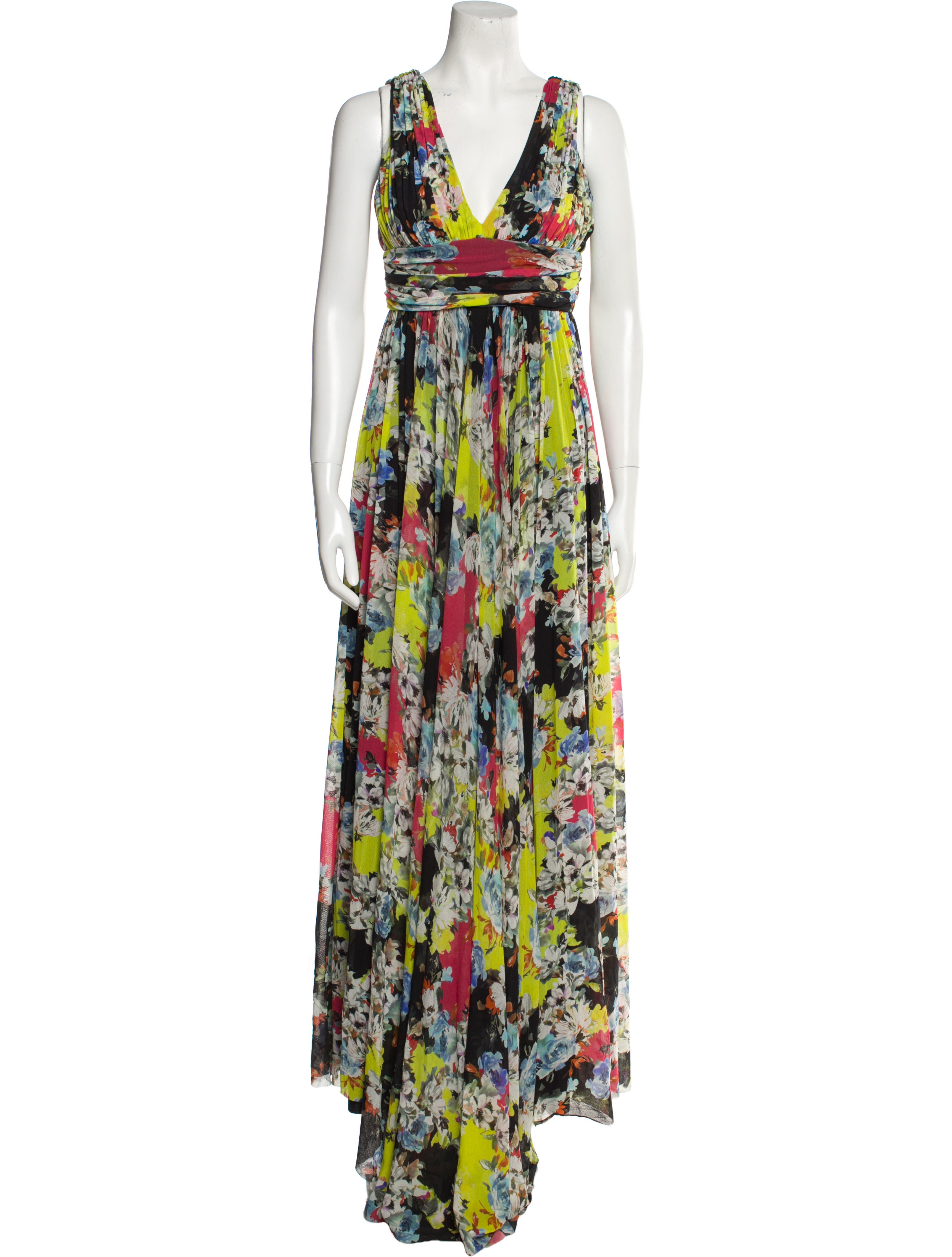 Prabal Gurung Floral Print Long Dress