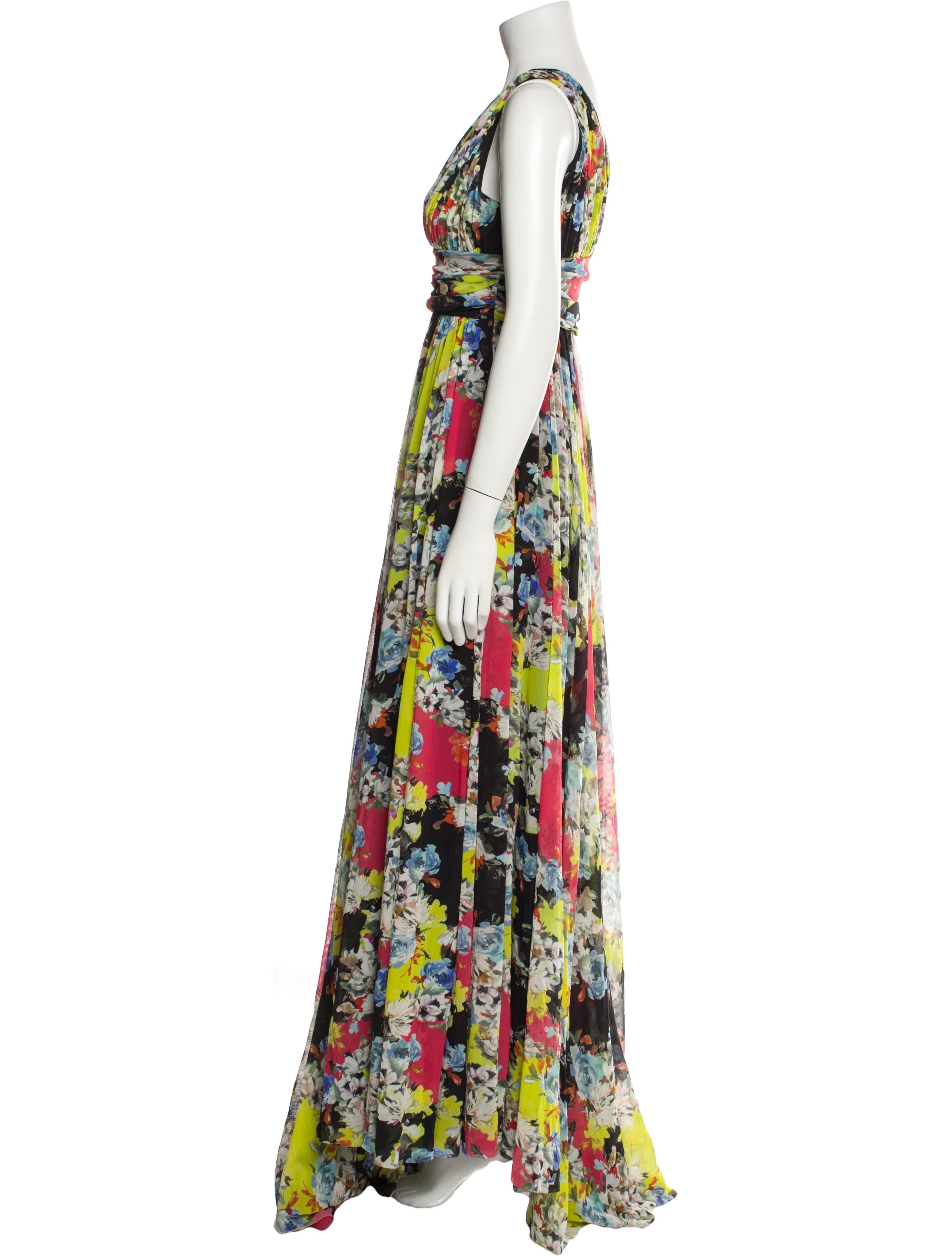 Prabal Gurung Floral Print Long Dress