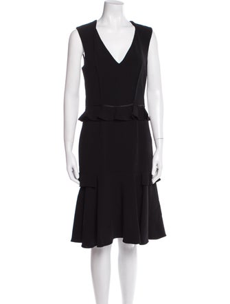 Prabal Gurung V-Neck Knee-Length Dress